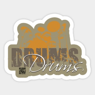 Drums 2 Sticker